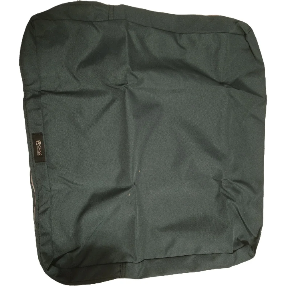 Classic Accessories Ravenna Patio Seat Cushion Cover Mallard Green 21x19x3 Trad